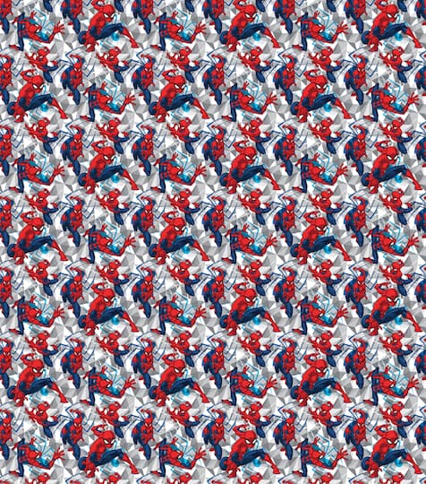 Marvel® Spider-Man Geo Packed Cotton Fabric